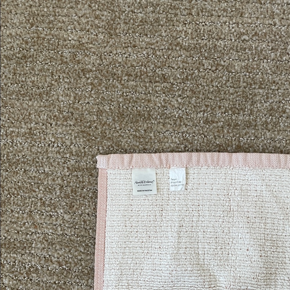 Hearth & Hand orange and White Kitchen washcloth